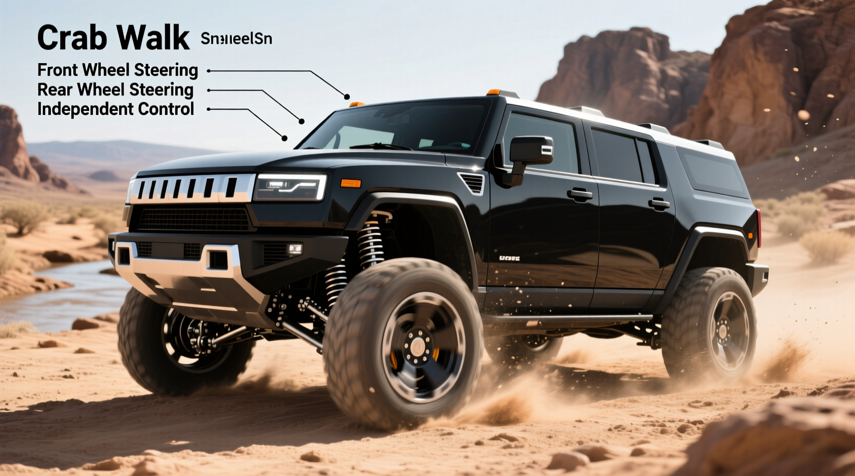 why does the hummer ev have crab walk understanding the feature