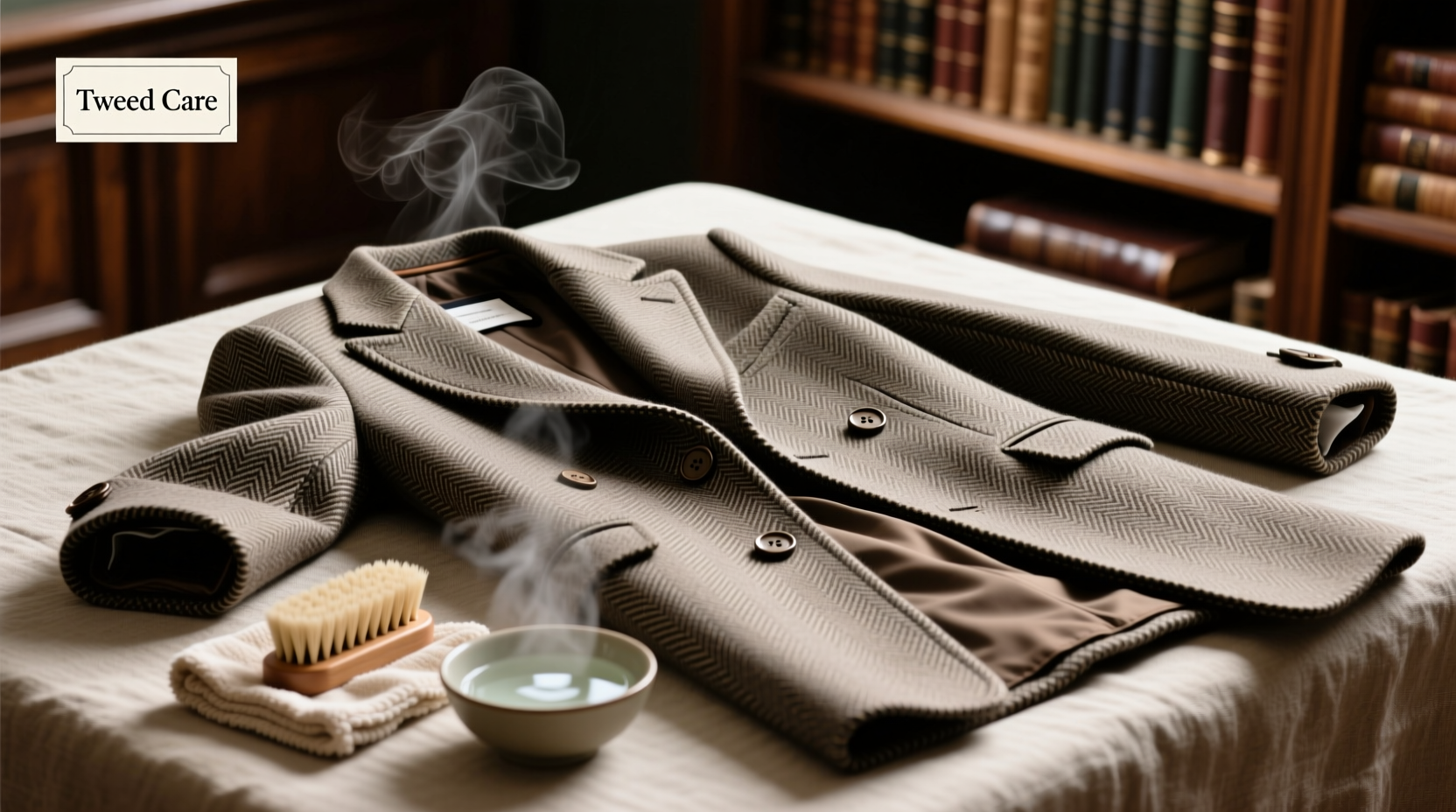the complete guide to safely cleaning and refreshing your tweed blazer coat