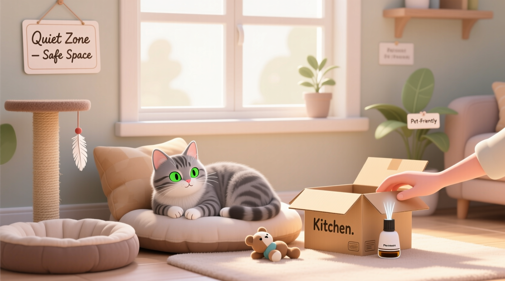 essential tips to comfort your cat and reduce stress when moving house