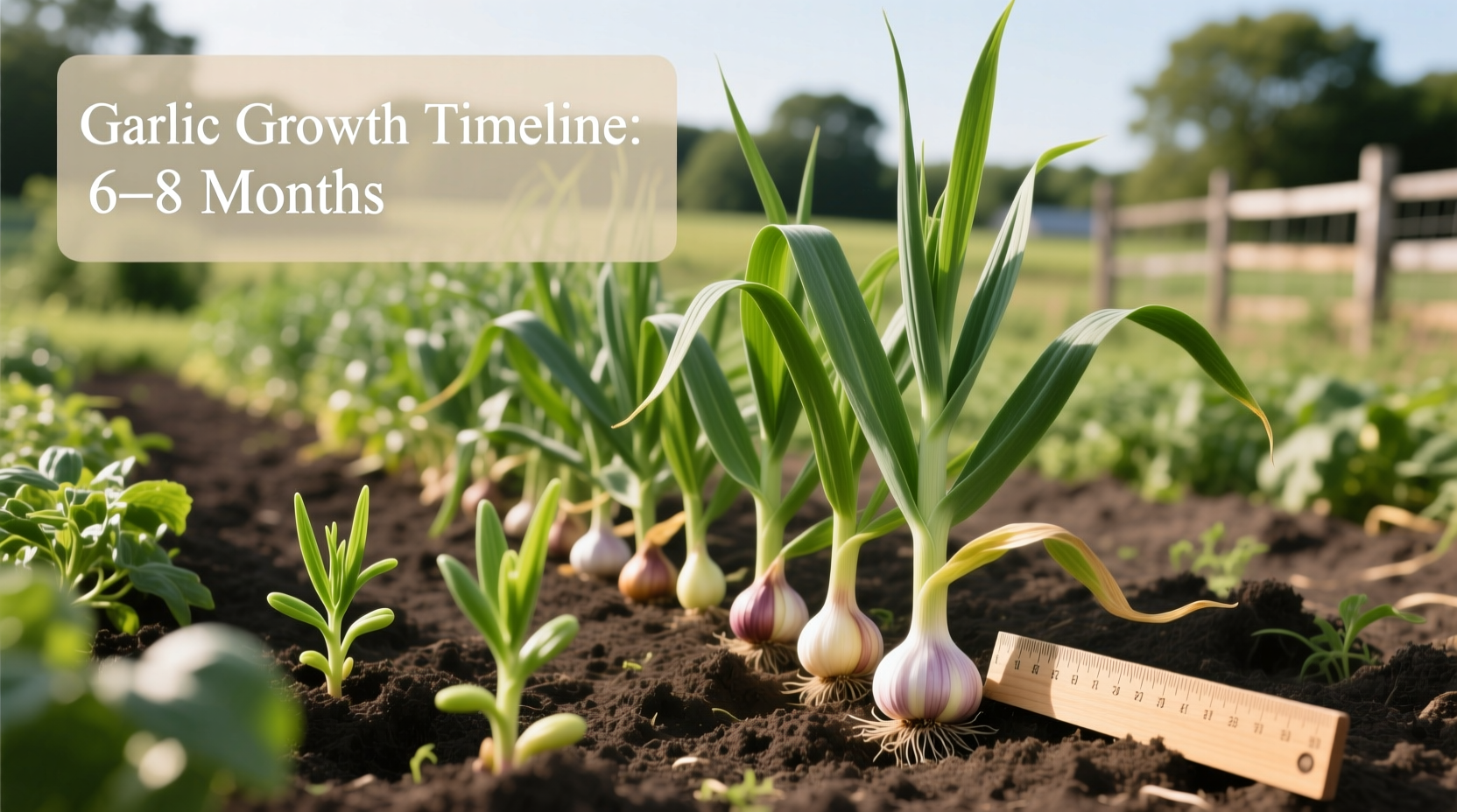 Garlic Growth Timeline: 6-9 Months to Harvest (Exact Timetable)