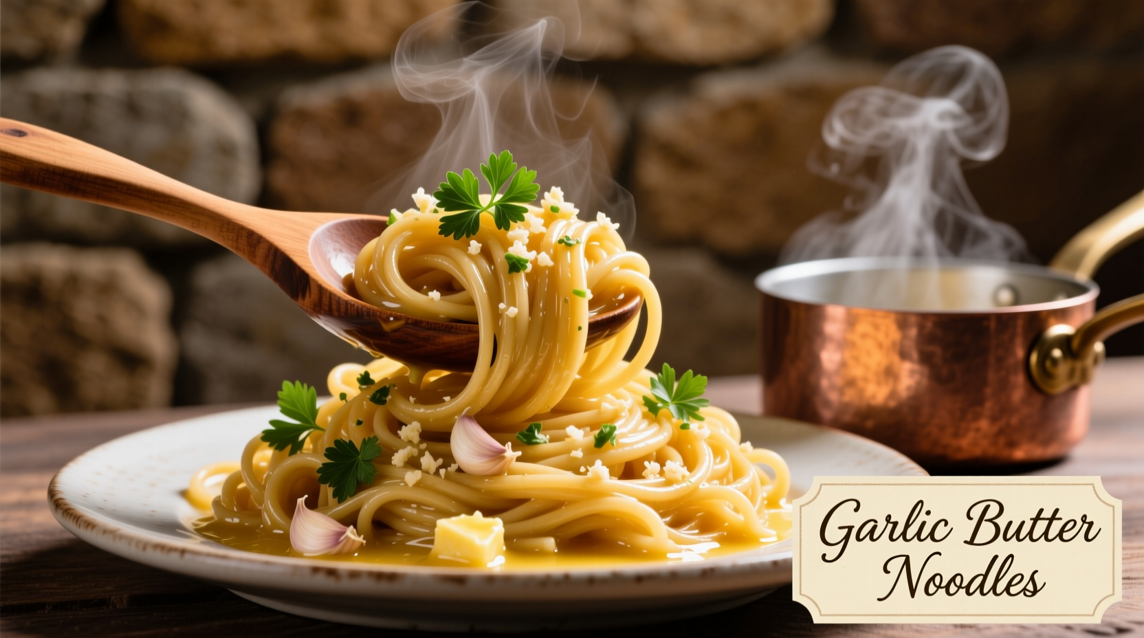 garlic butter noodles recipe