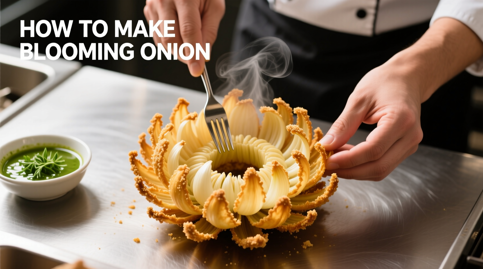 how make blooming onion