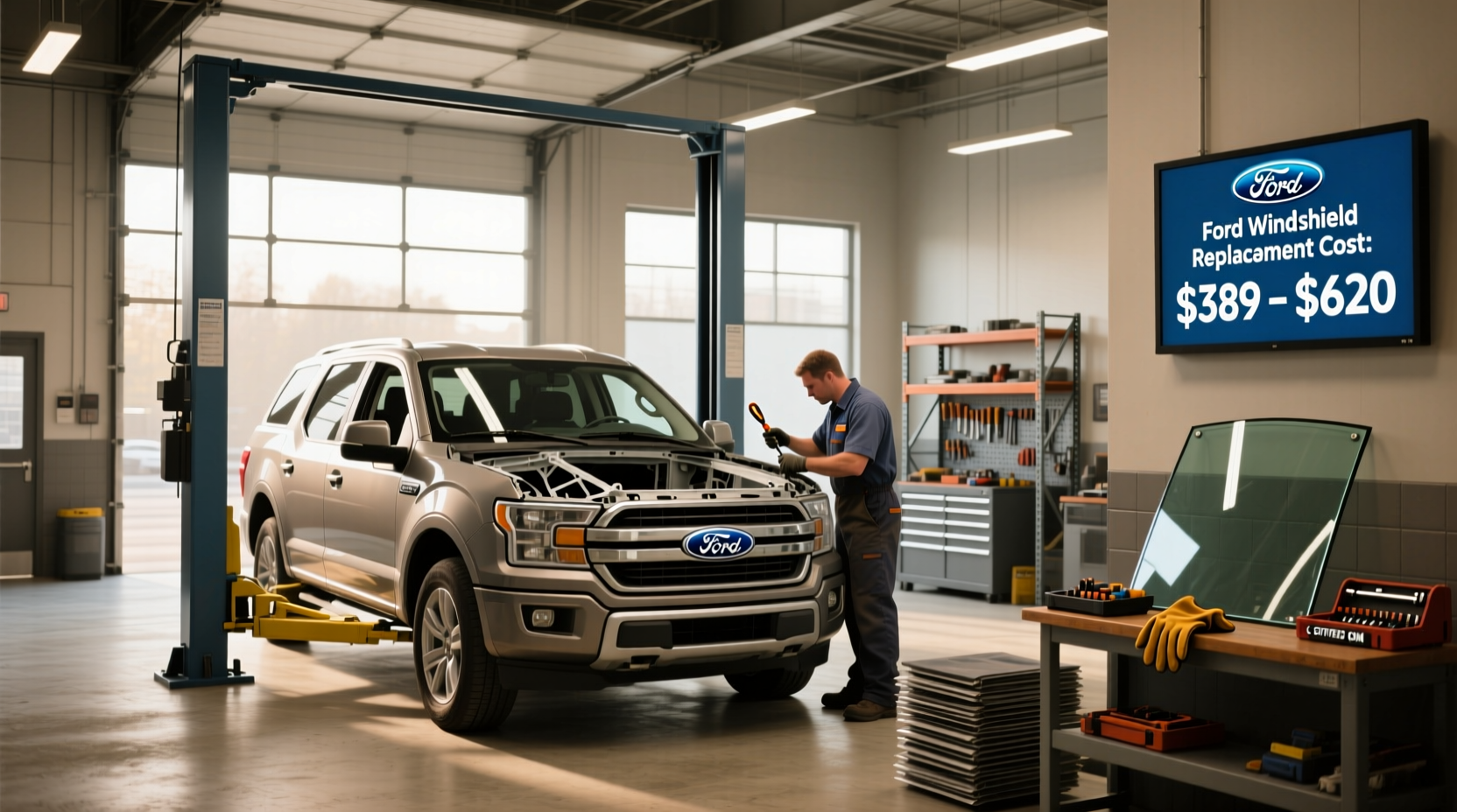 How Much Does Ford Windshield Replacement Cost?
