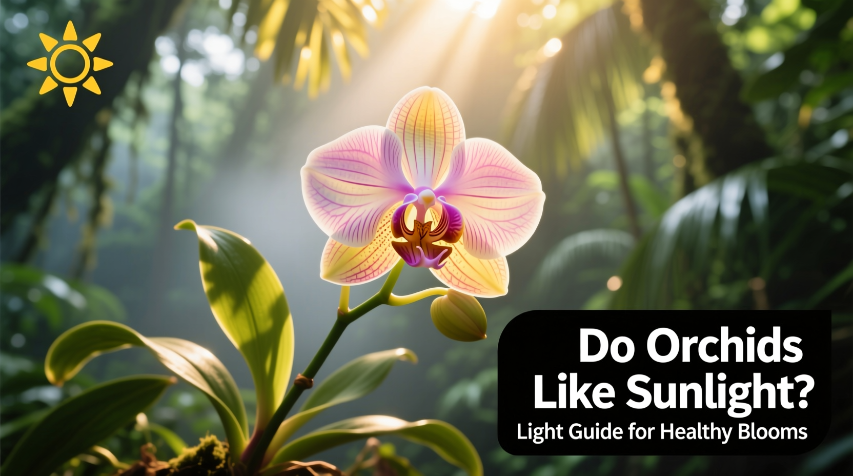 do orchids like sunlight
