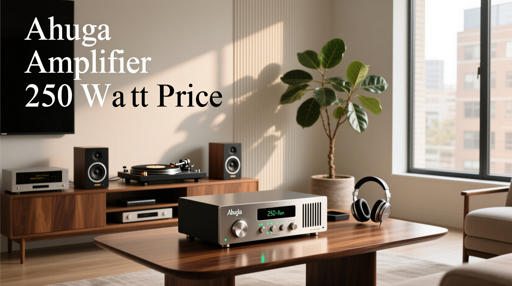 What is the price of a 250-watt Ahuja amplifier?