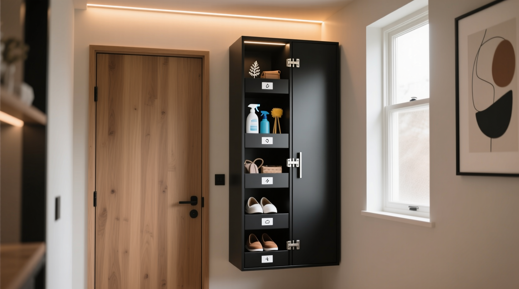 behind the door storage