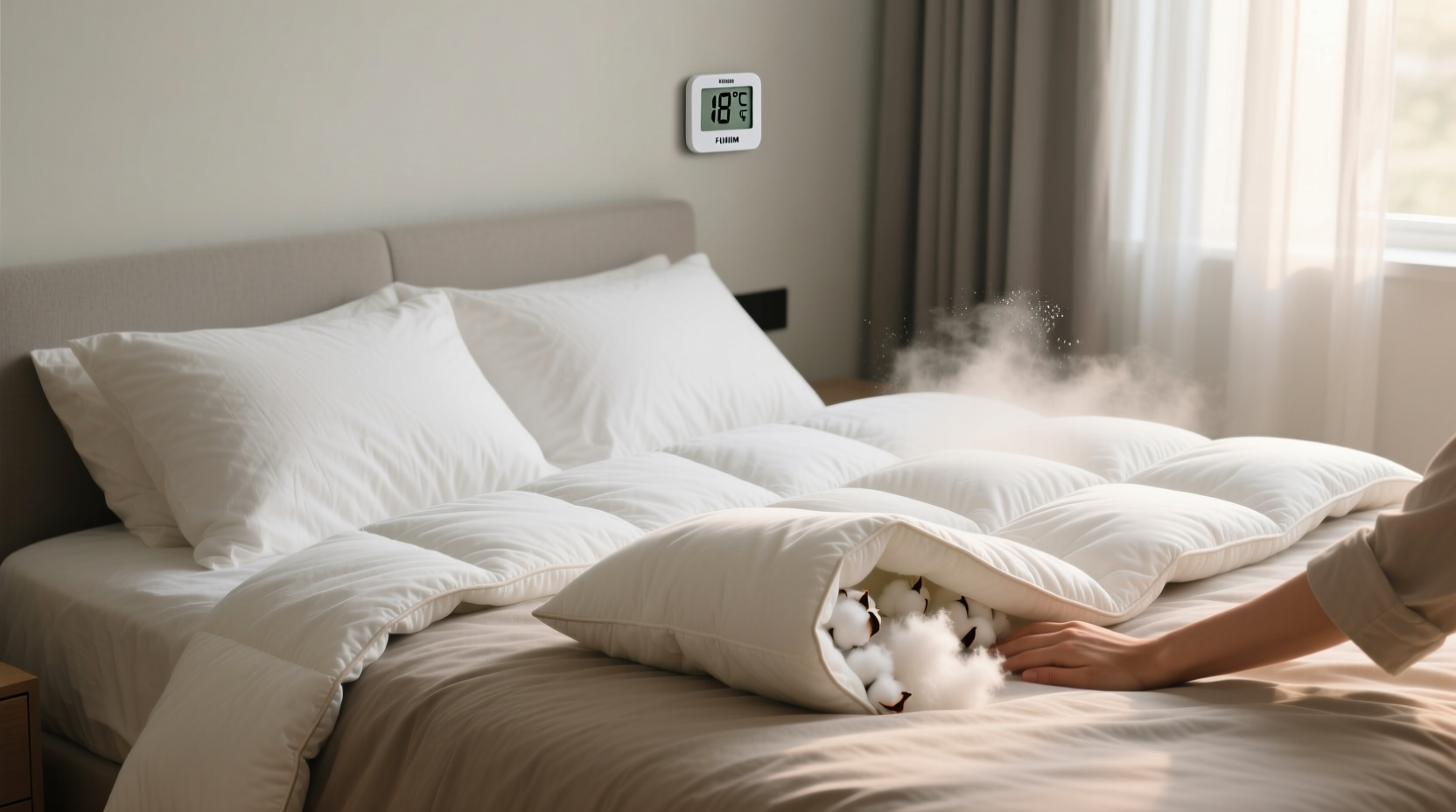 cotton quilt set vs down comforter which one actually keeps you warmer at night