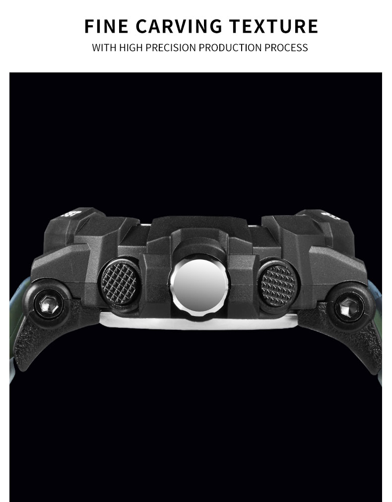 SMAEL 1809MC Factory direct japanese diamond multi-function fashion electronic watch waterproof Men Digital Watch