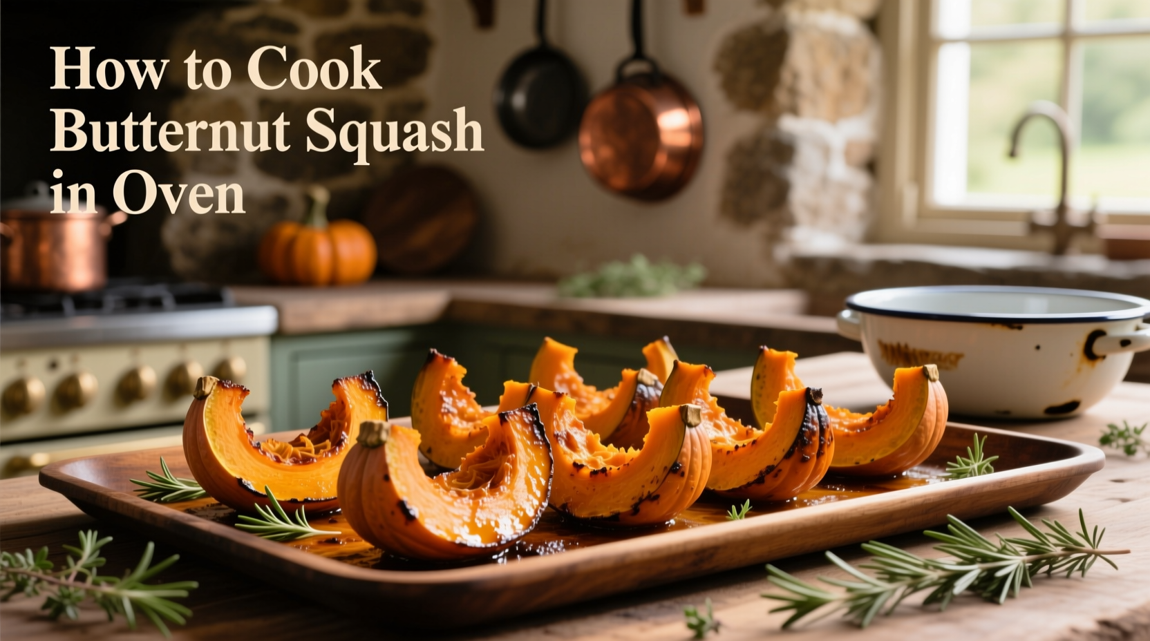 how to cook butternut in oven