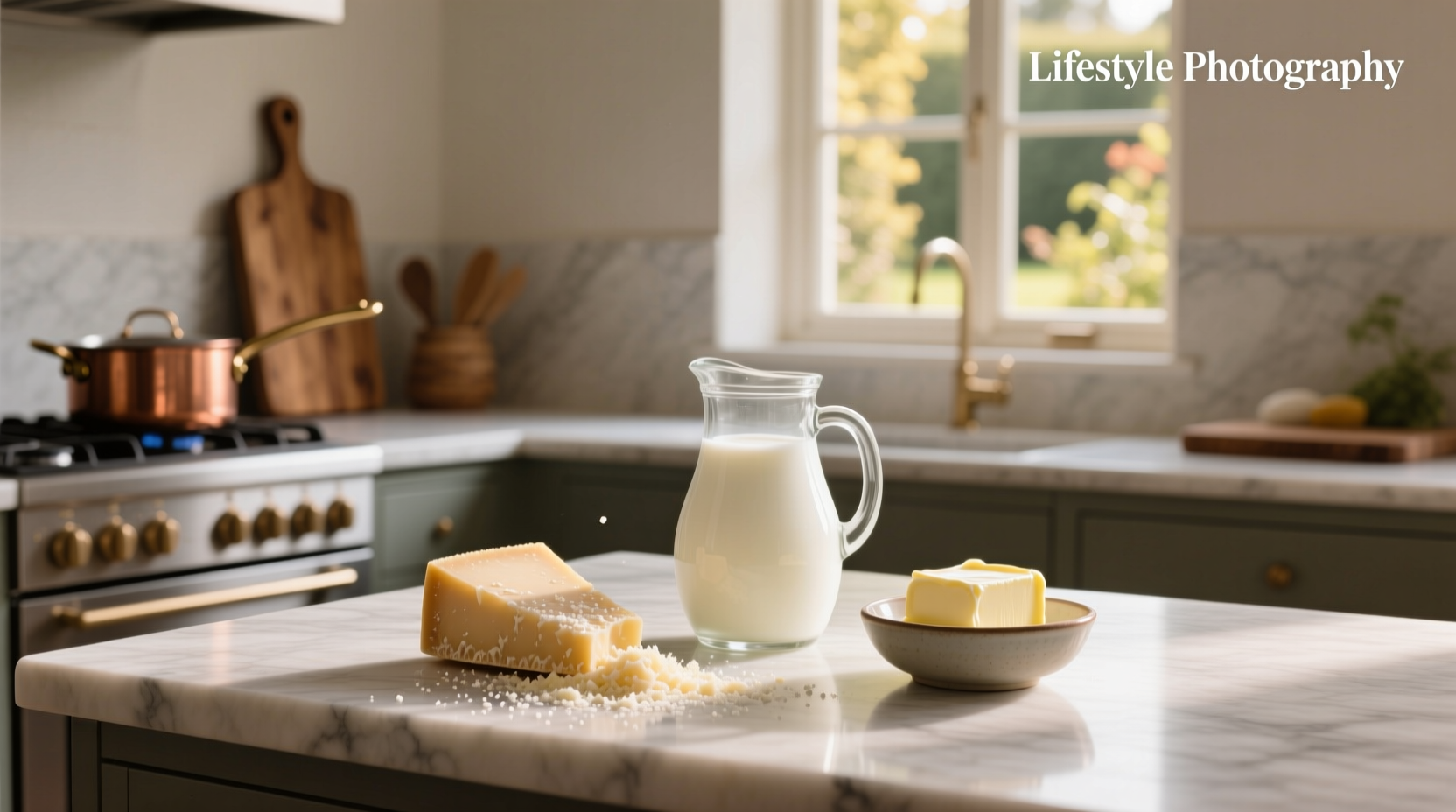 3 ingredient alfredo sauce with milk