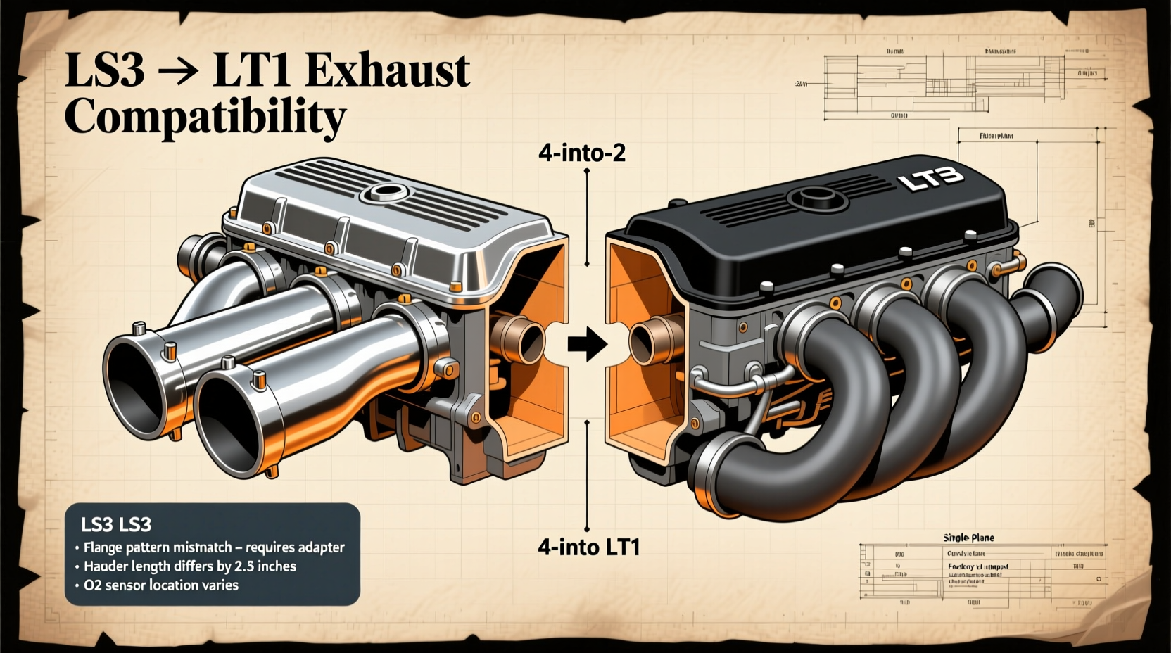LS3 and LT1 Exhaust Compatibility: What You Need to Know
