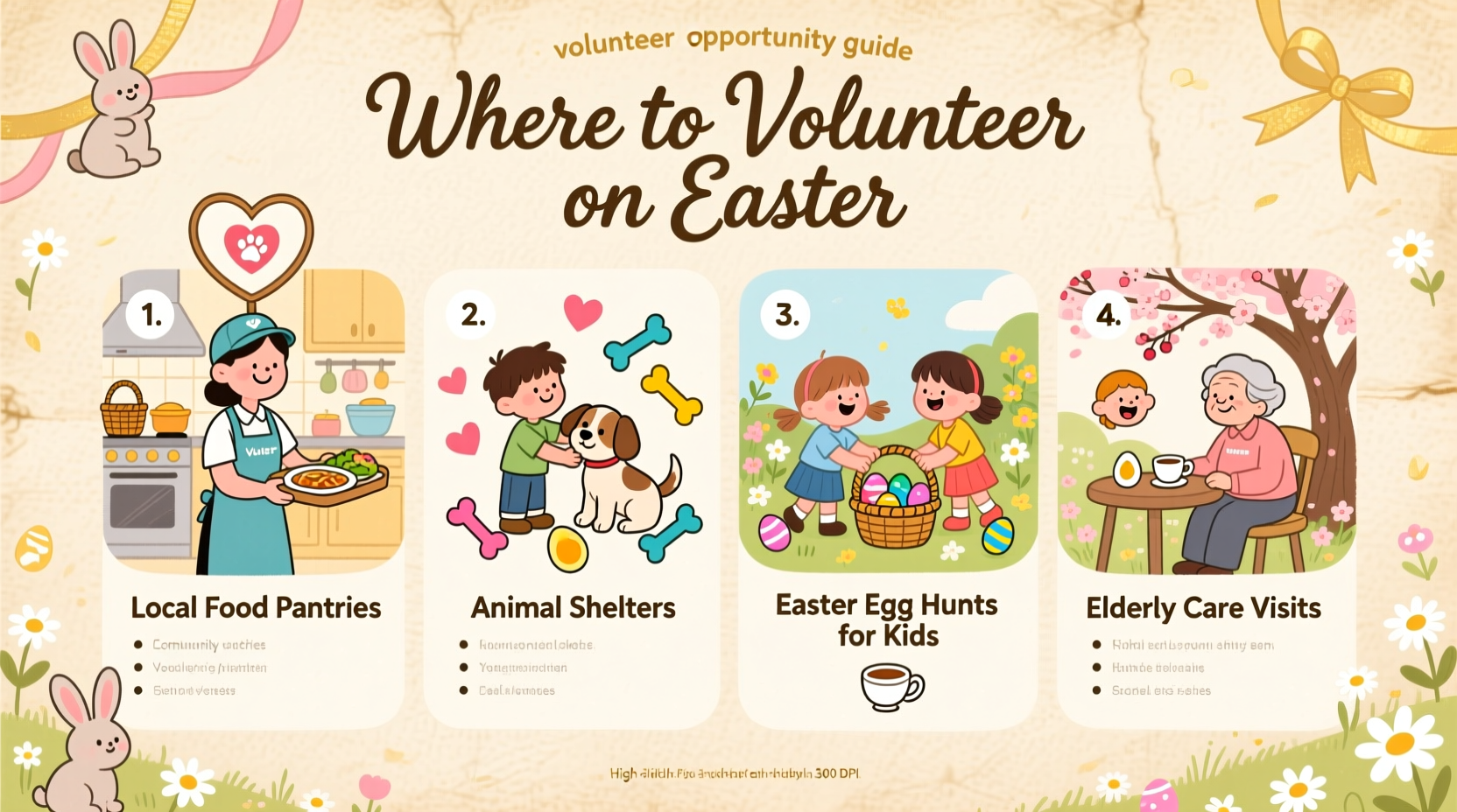 where to volunteer on easter