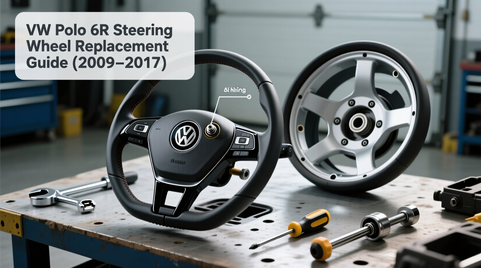 vw polo 6r steering wheel replacement