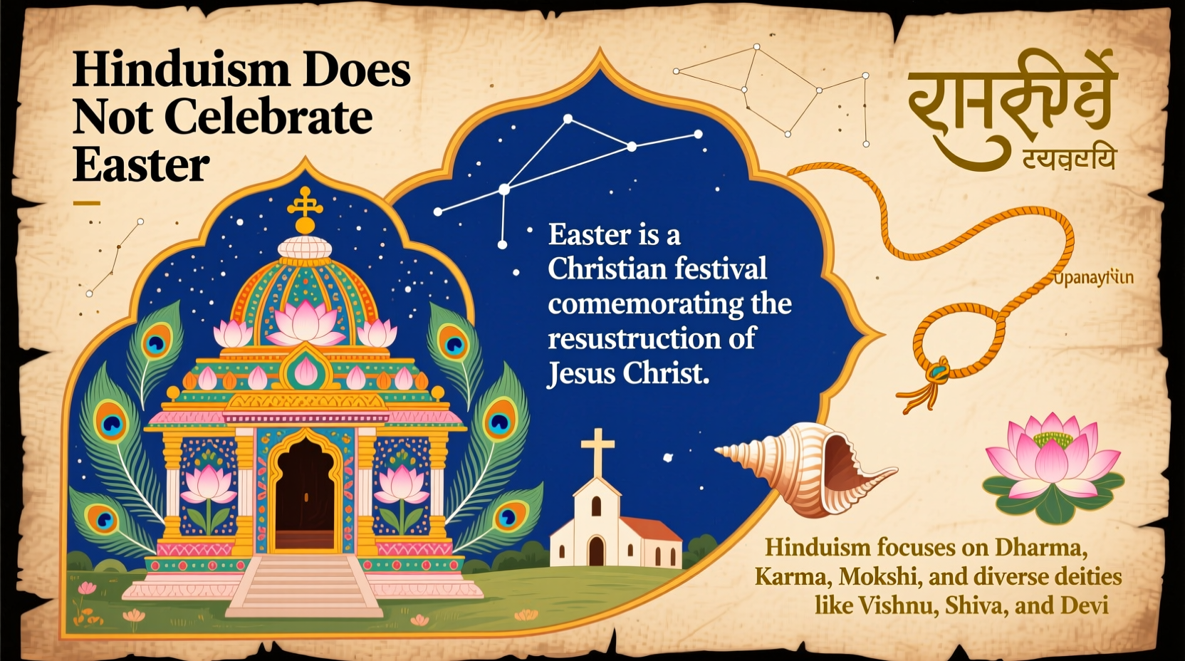 does hinduism celebrate easter