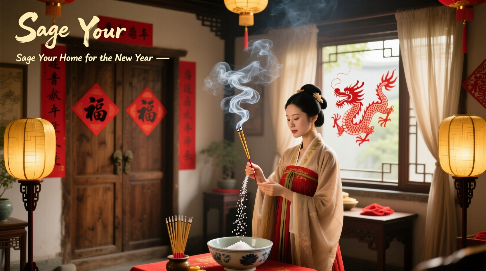 how to sage your home for the new year