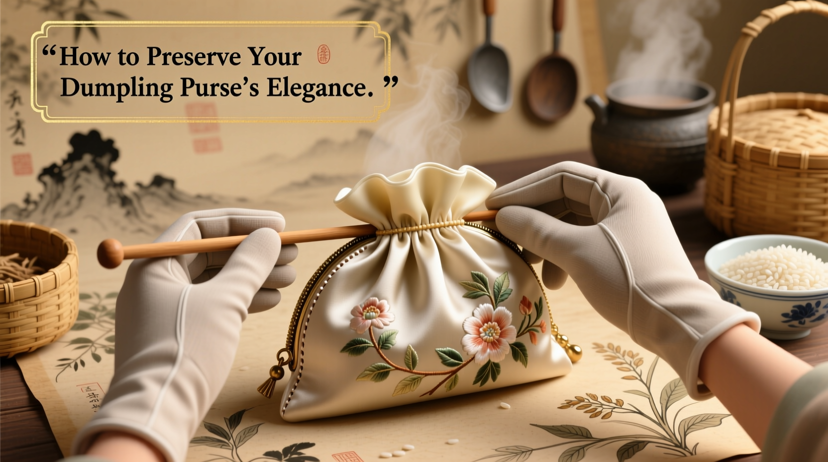 expert guide to maintaining and restoring the shape of your dumpling purse