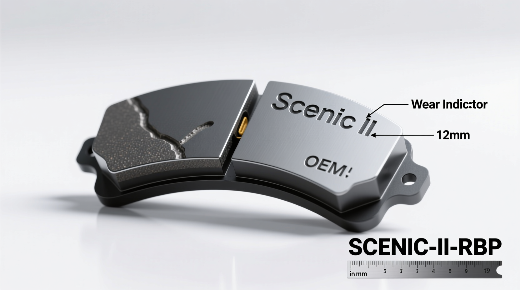 scenic ii rear brake pad