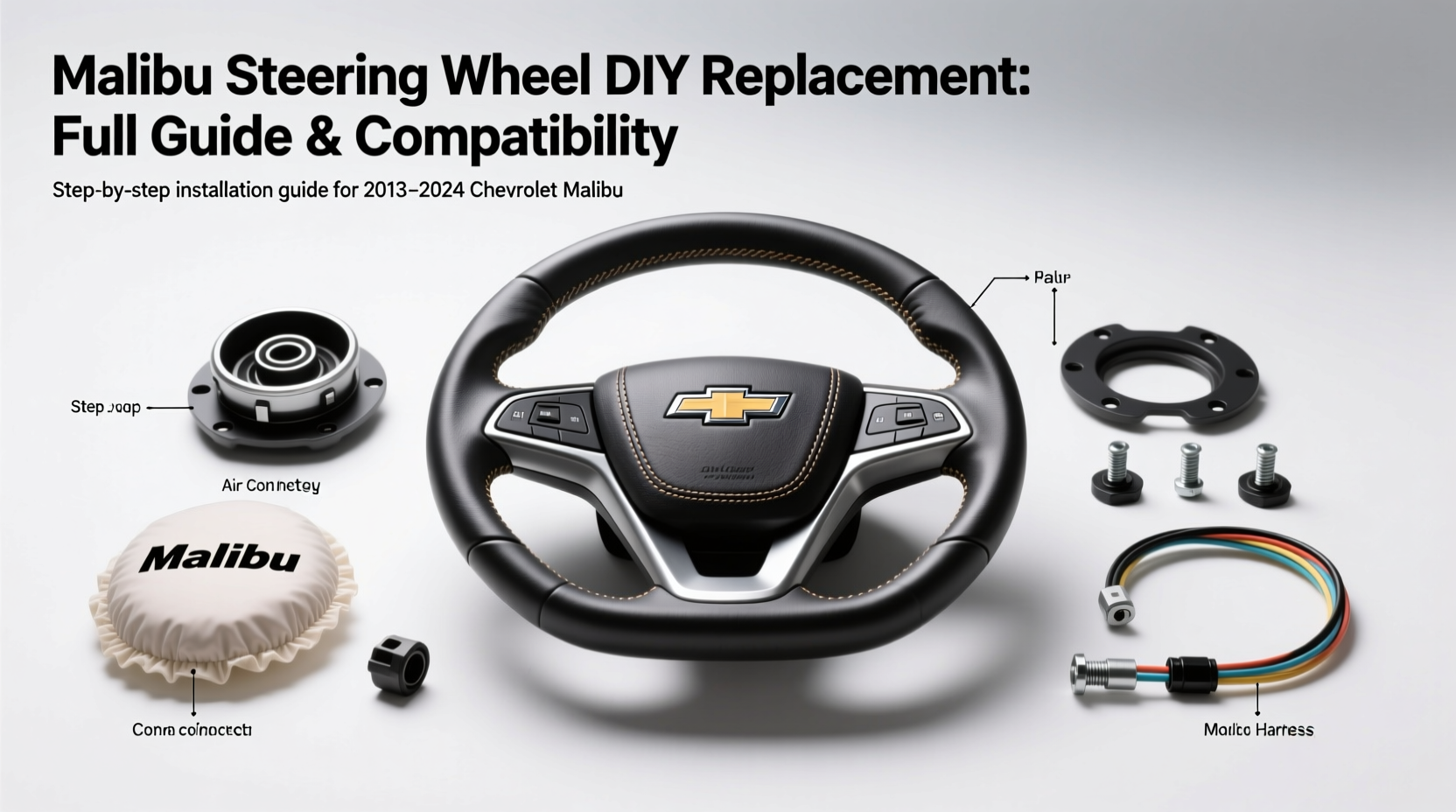 malibu steering wheel diy replacement