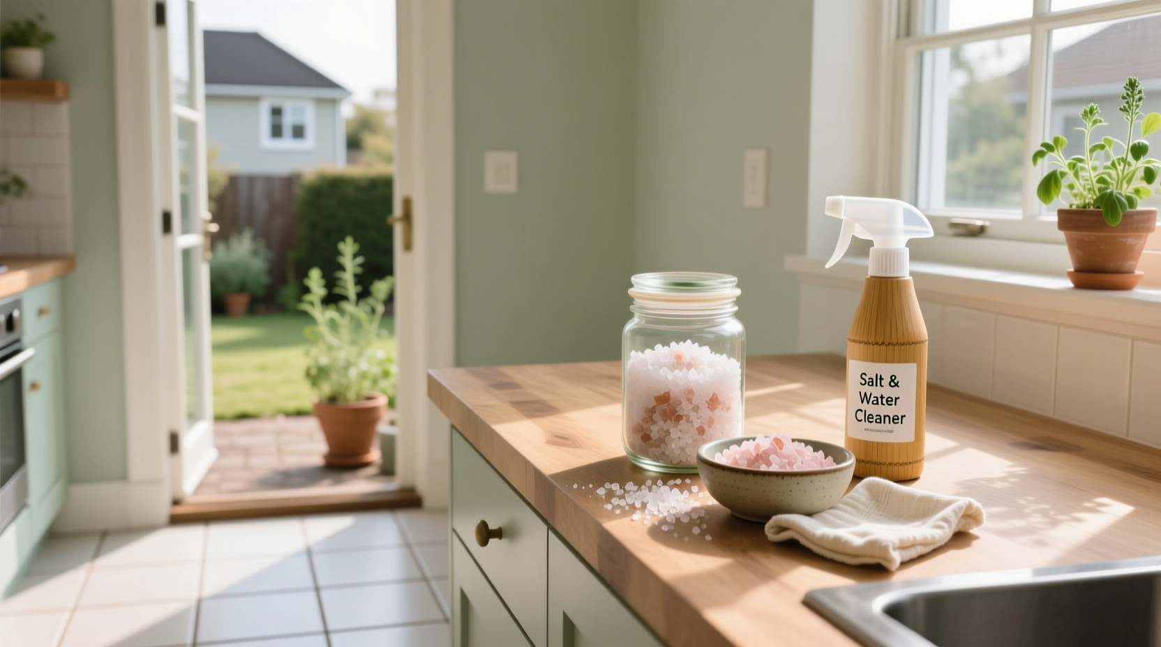 ways clean your home salt