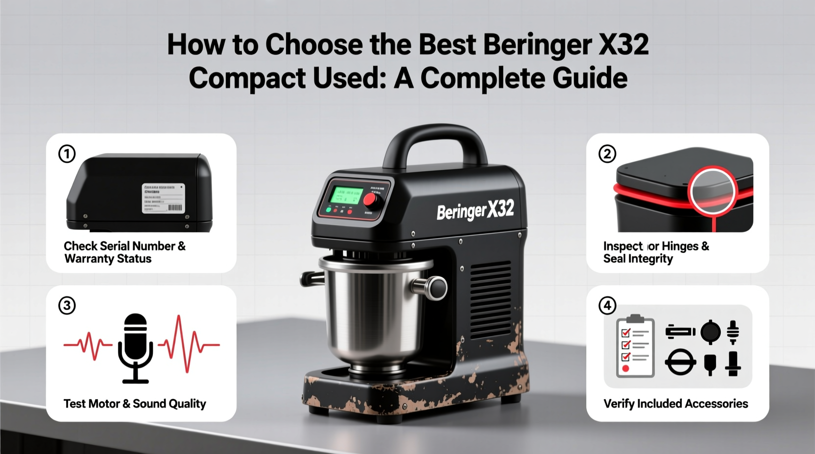beringer x32 compact used