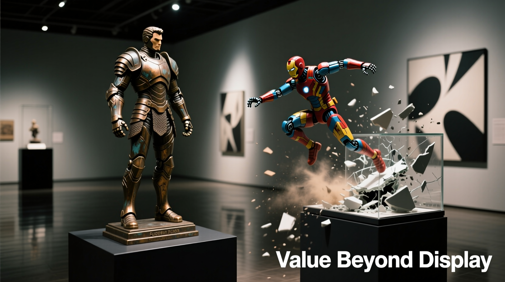 action figures vs collectible statues are expensive statues just for show offs