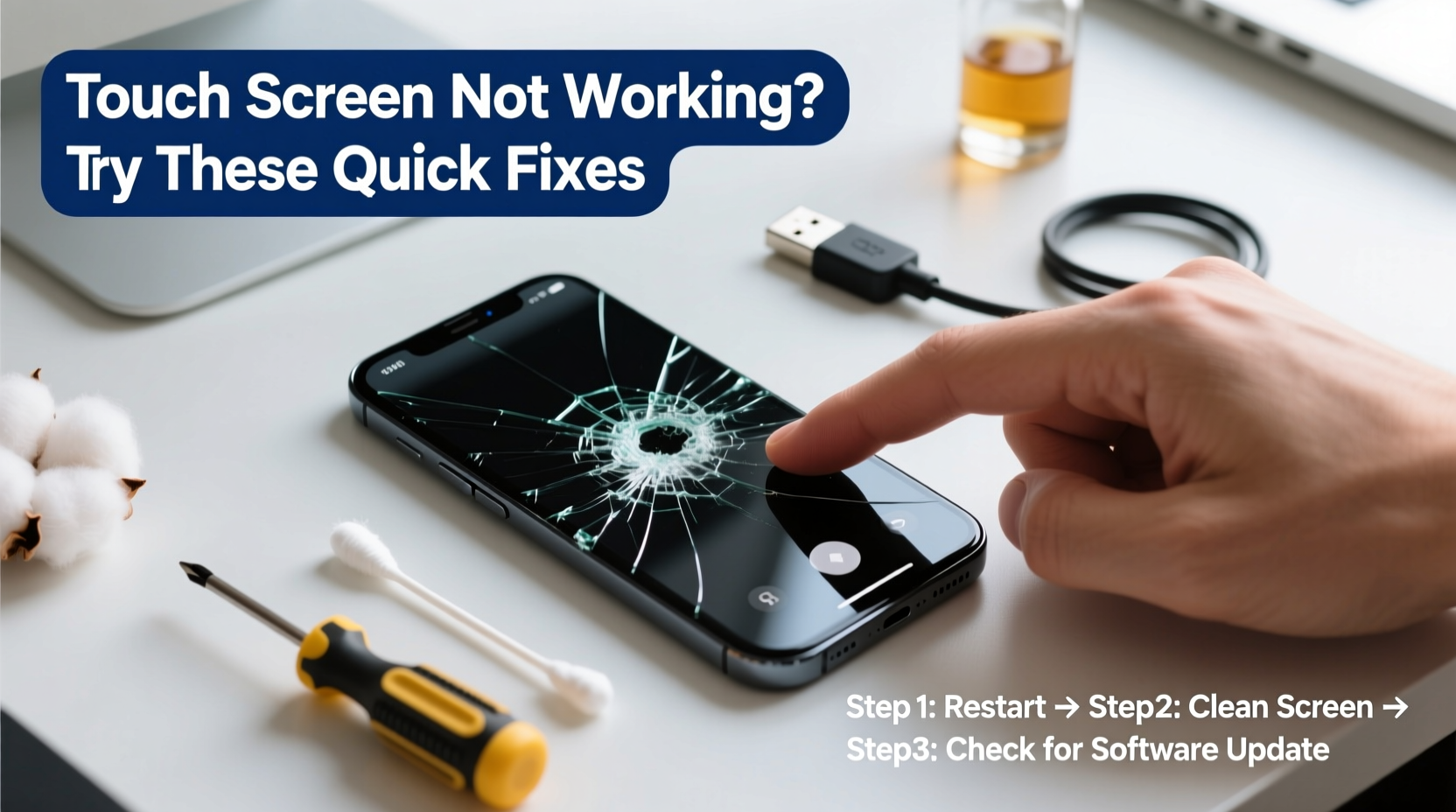 phone touch screen not working troubleshooting quick fixes