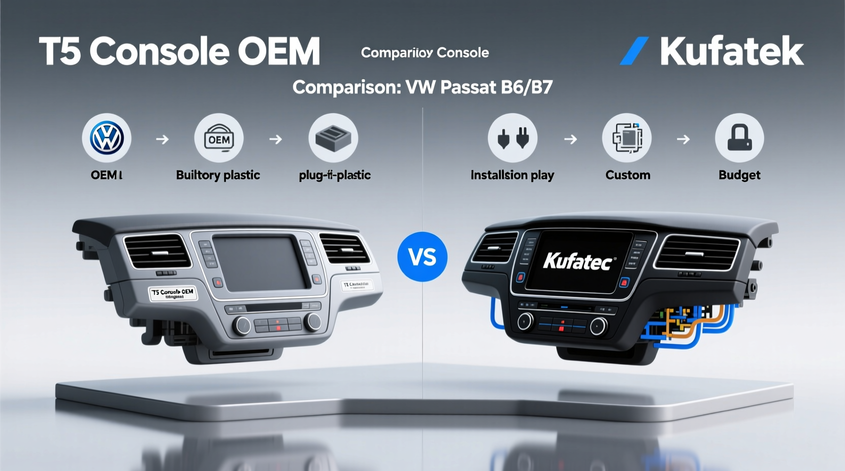 t5 console oem vs kufatec