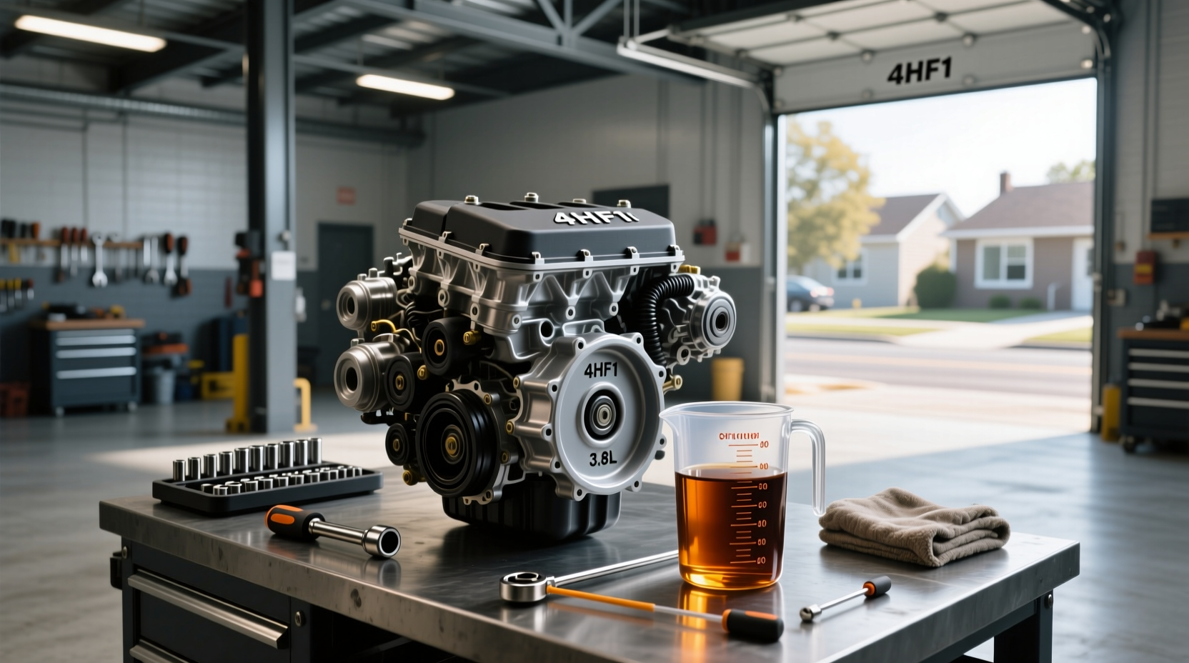 4hf1 engine oil capacity filter guide