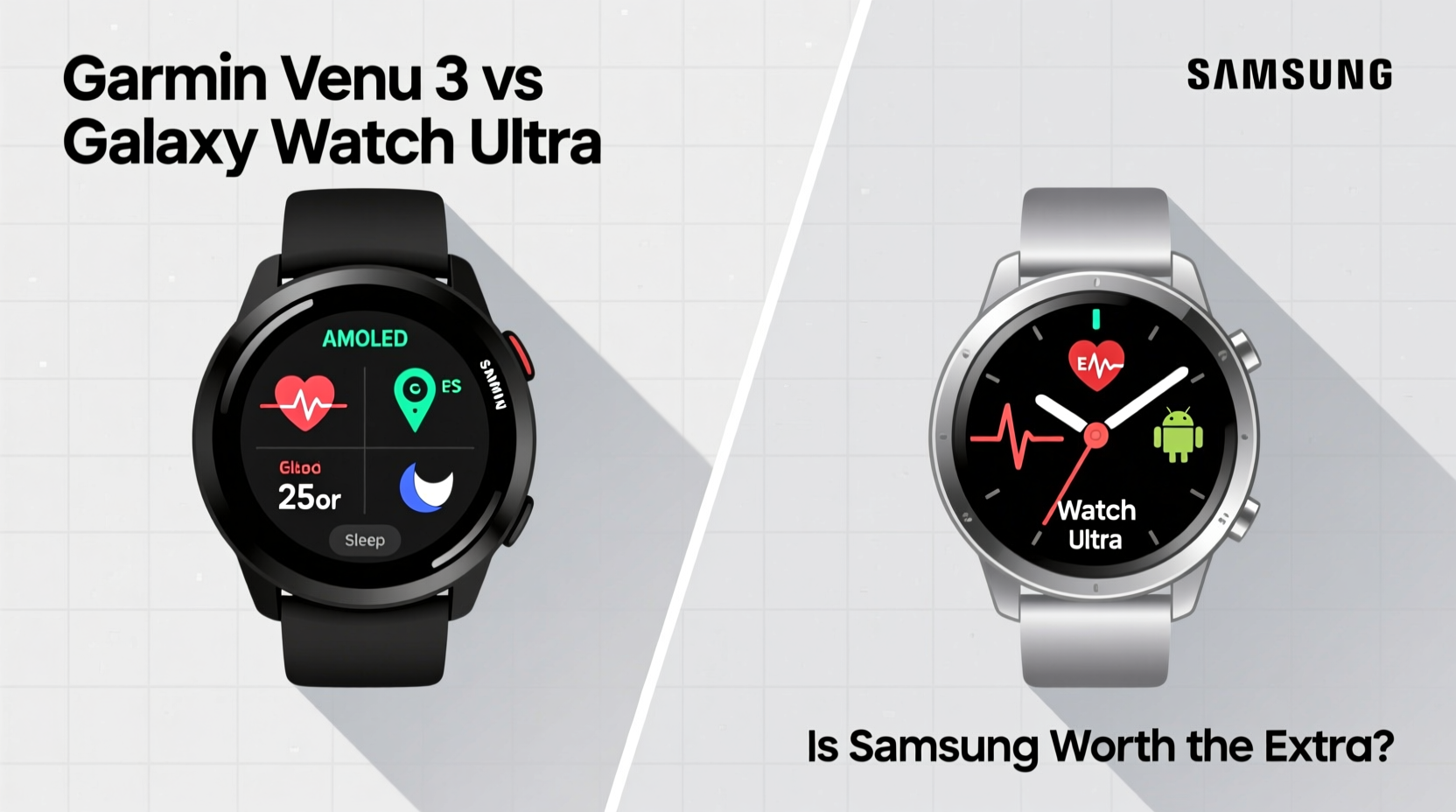 garmin venu 3 vs galaxy watch ultra is samsung really worth the extra