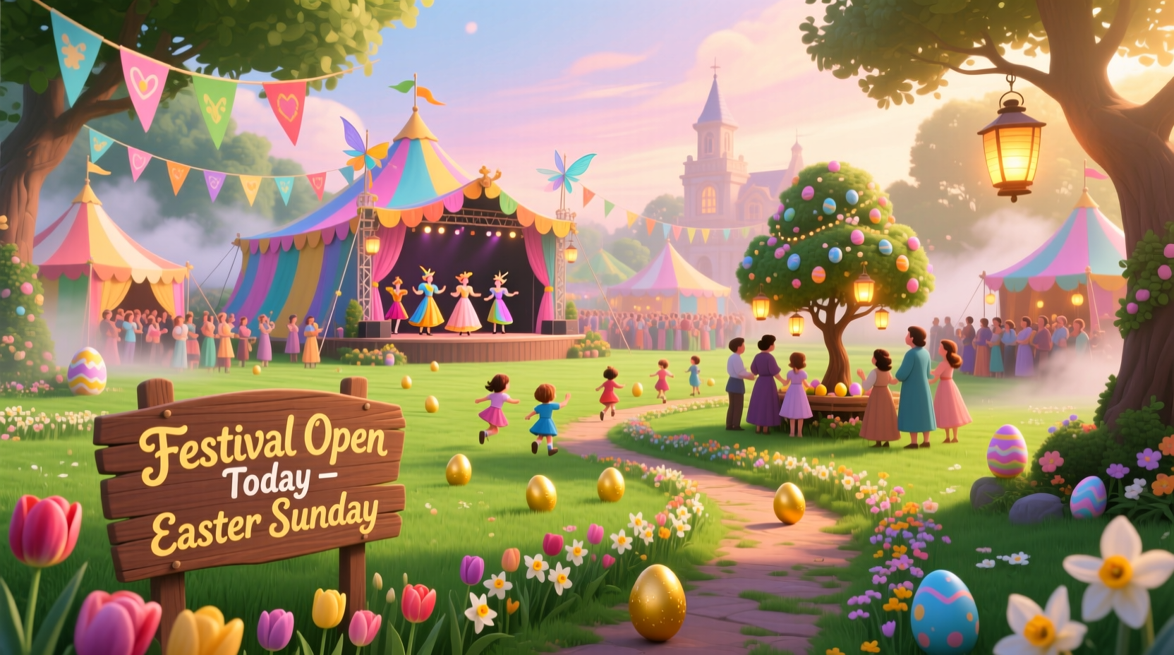 is festival open on easter sunday