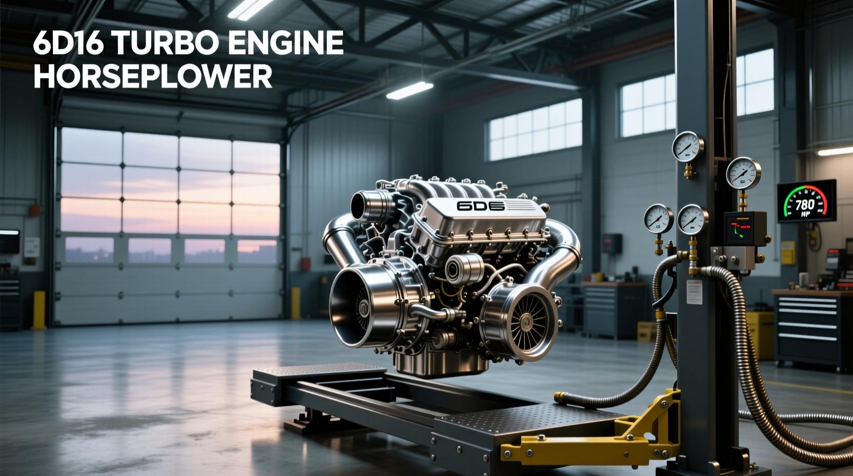What Is the Horsepower of a 6D16 Turbo Diesel Engine?
