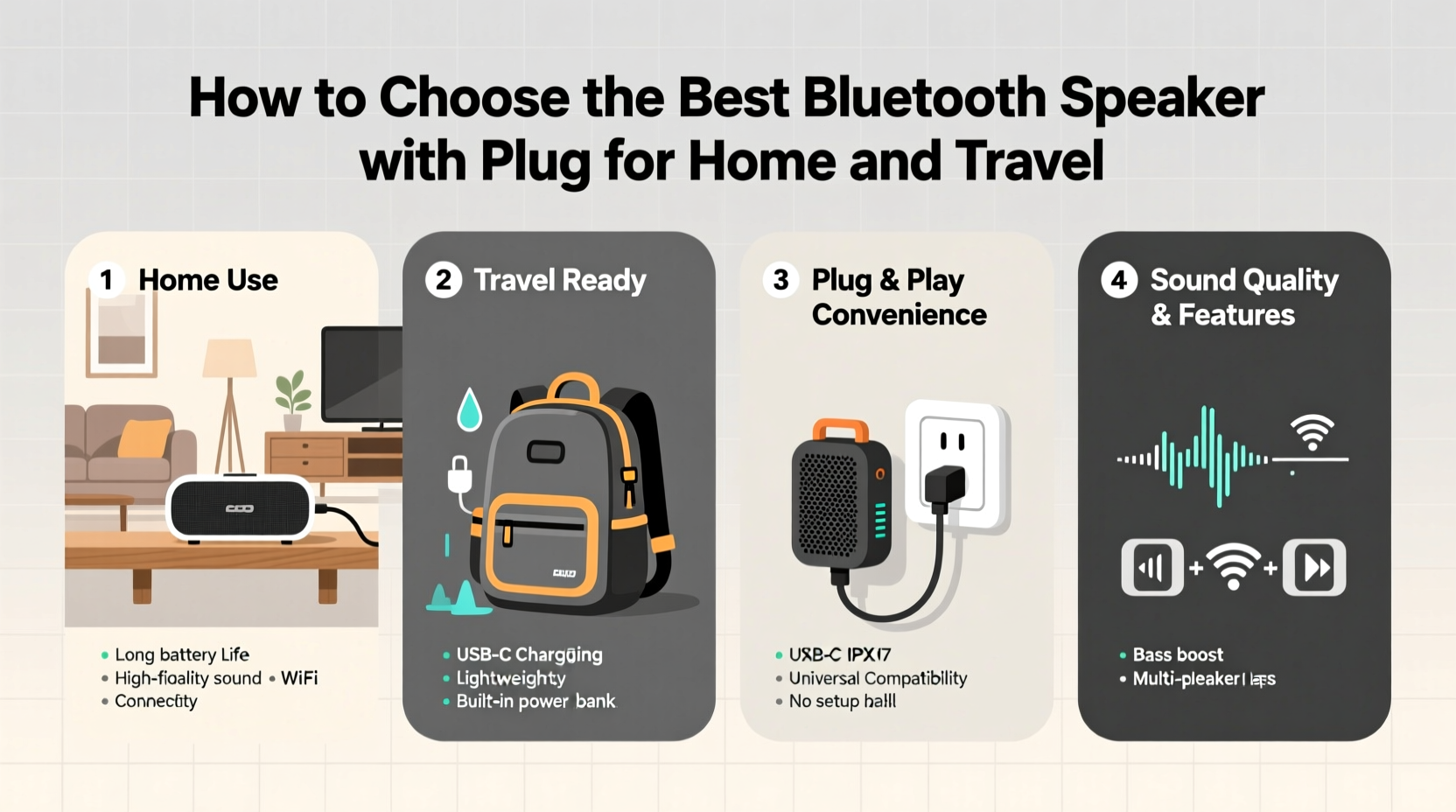 bluetooth speaker with plug