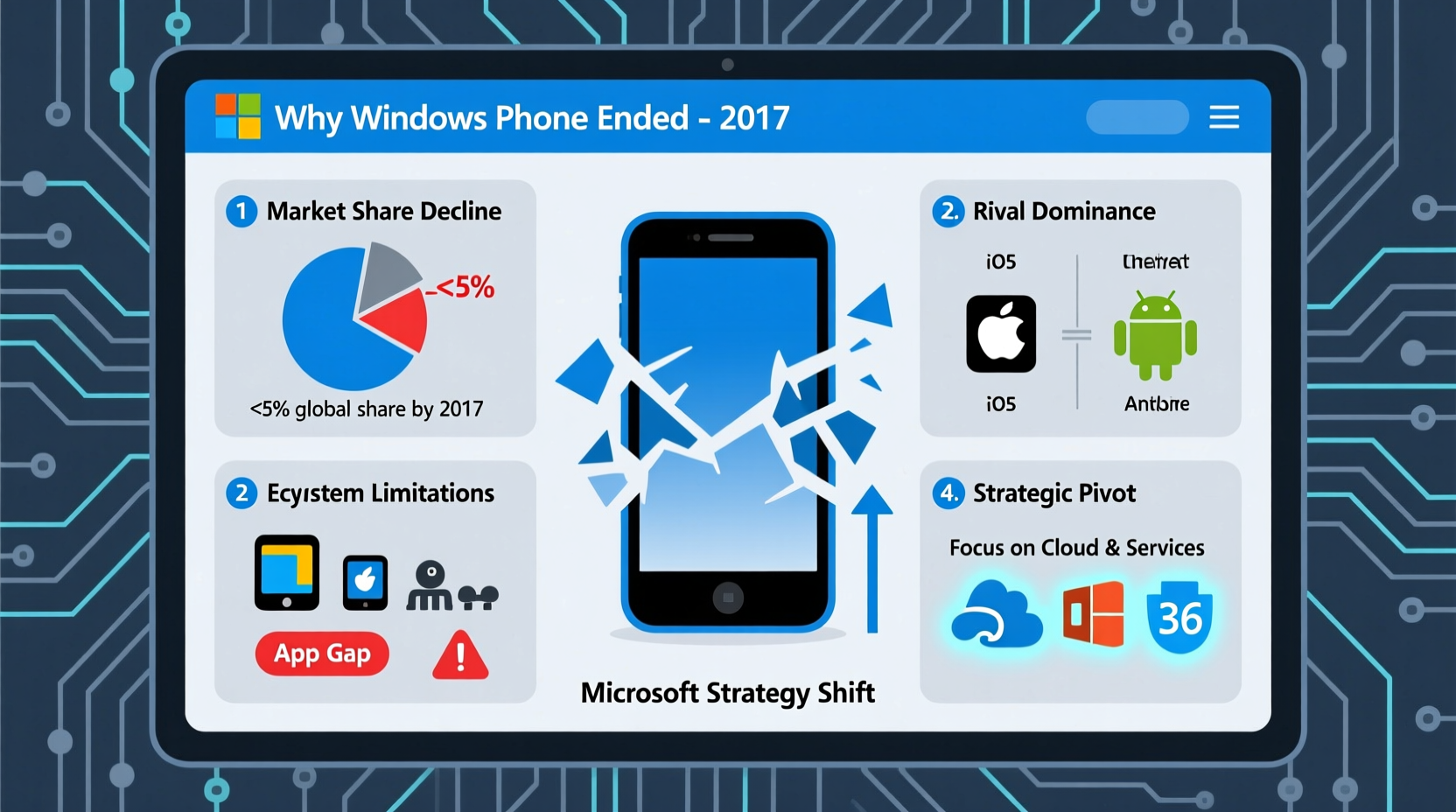 why was windows phone discontinued reasons microsofts strategy