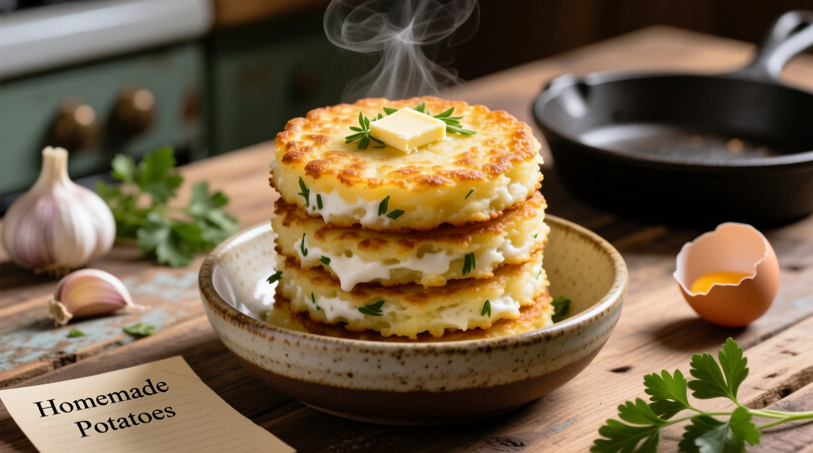 mashed potato cakes