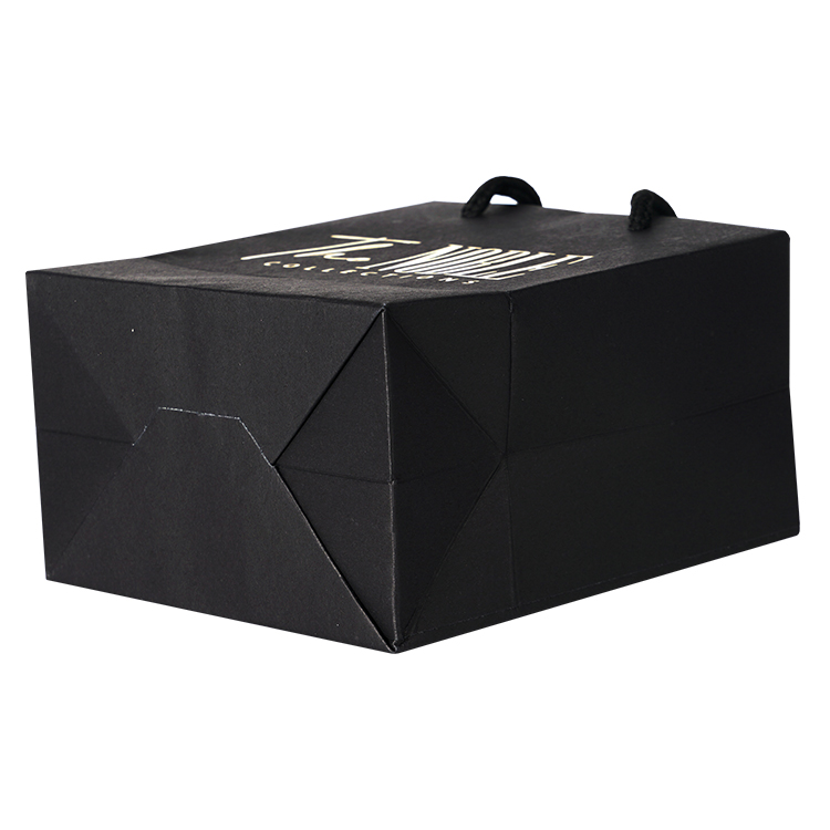 Kraft paper shopping stand up kraft paper bag clothing shopping bag custom gift bags with handle for business