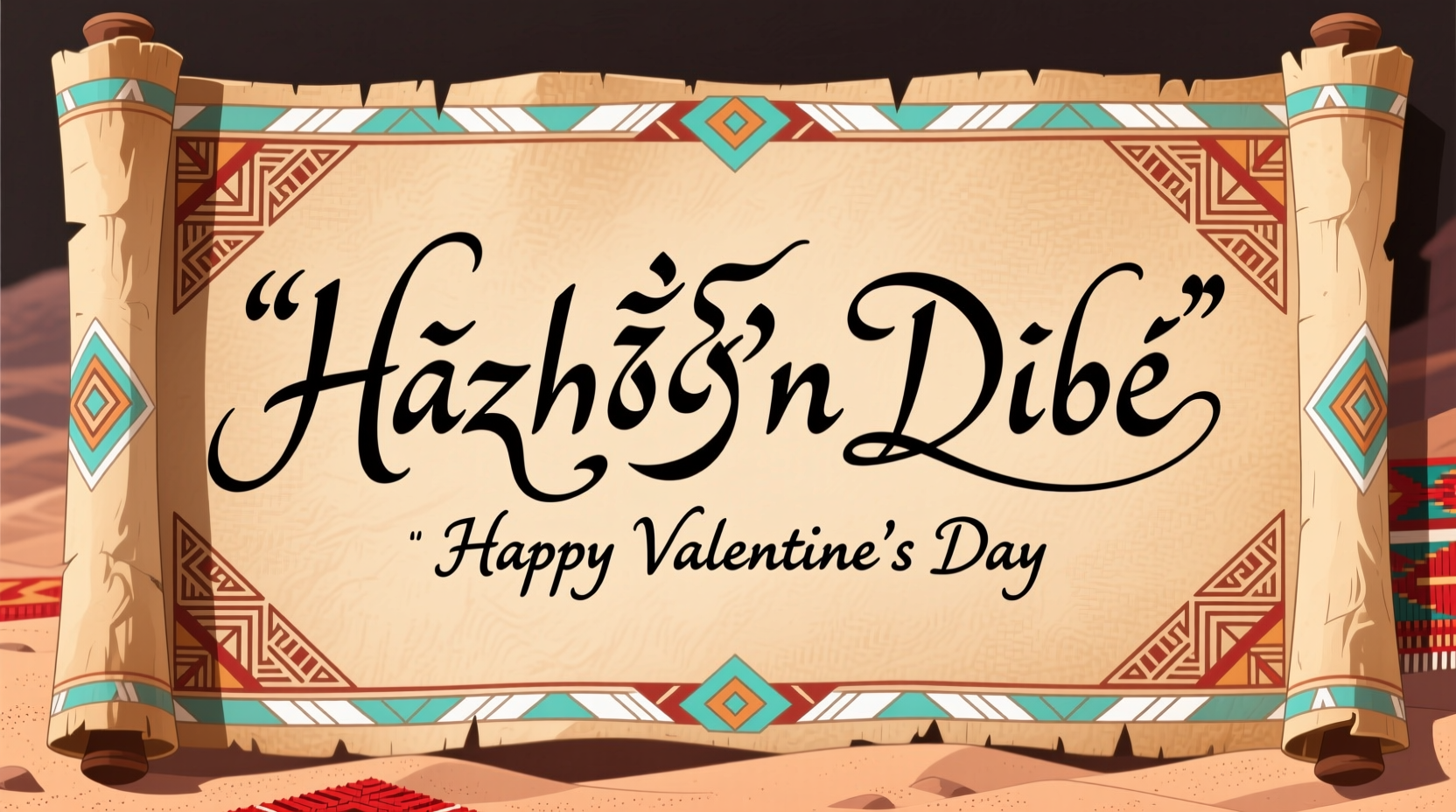 How to Say Happy Valentine's Day in Navajo