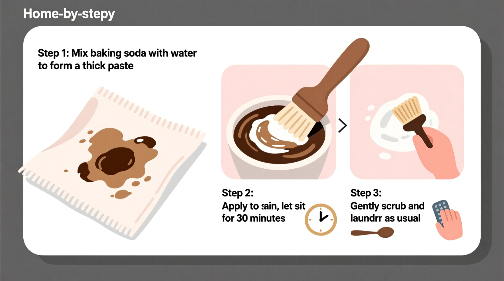 effective techniques for removing stains from clothes using baking soda at home