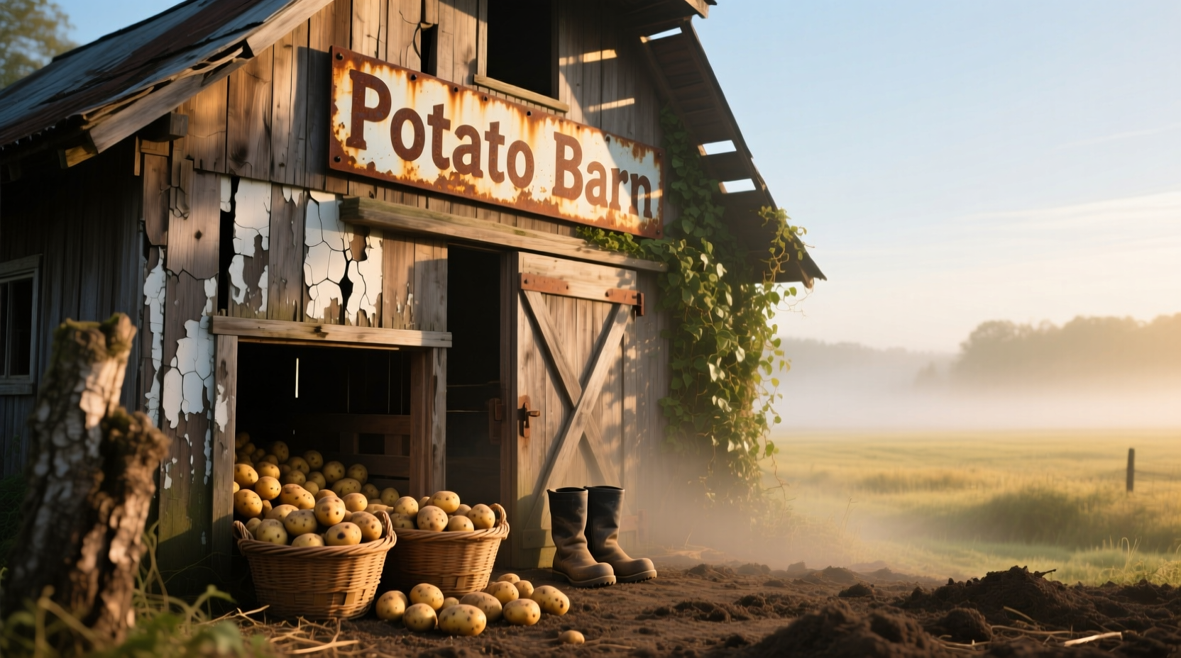 The Potato Barn: History, Science & Storage Tips