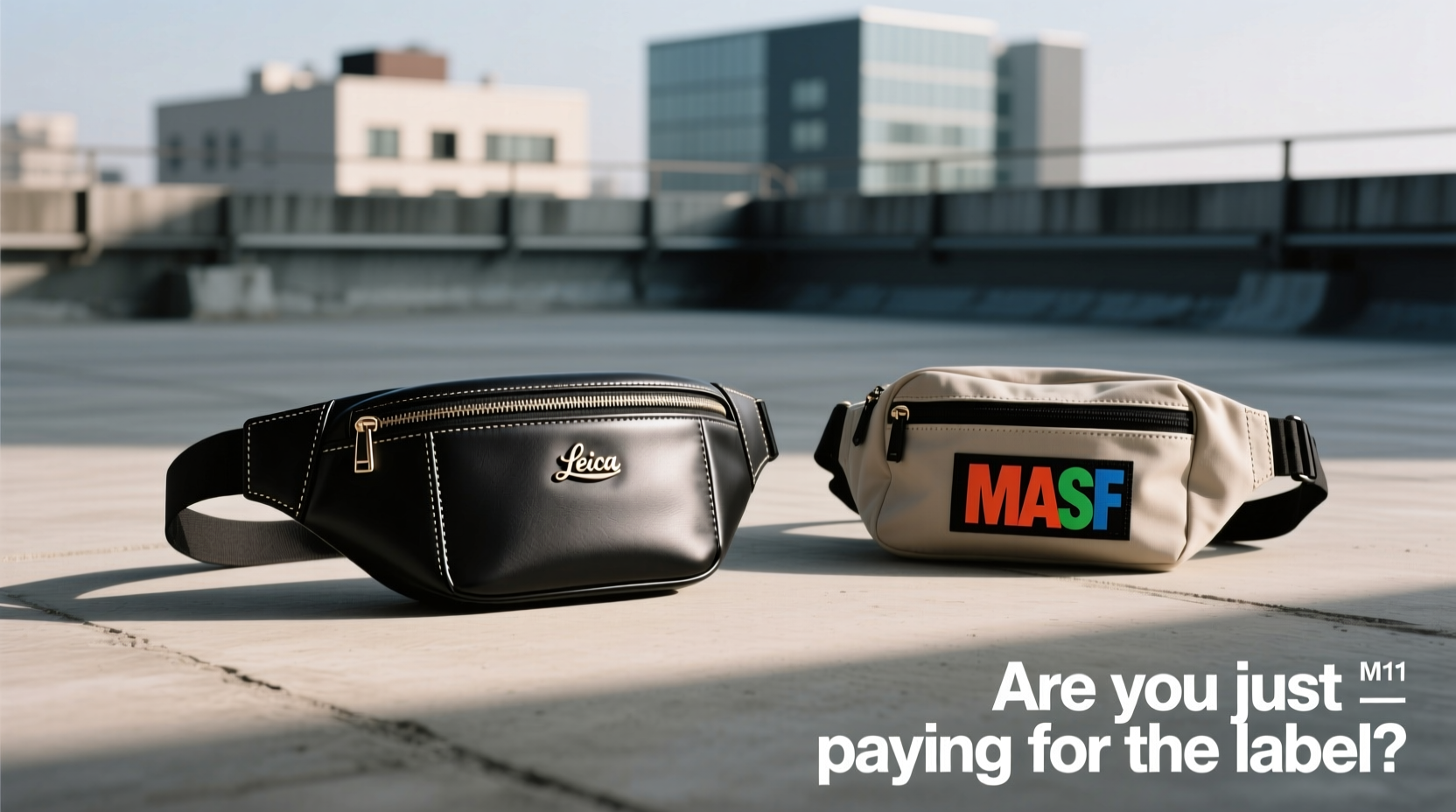 designer vs generic fanny pack are you just paying for the label