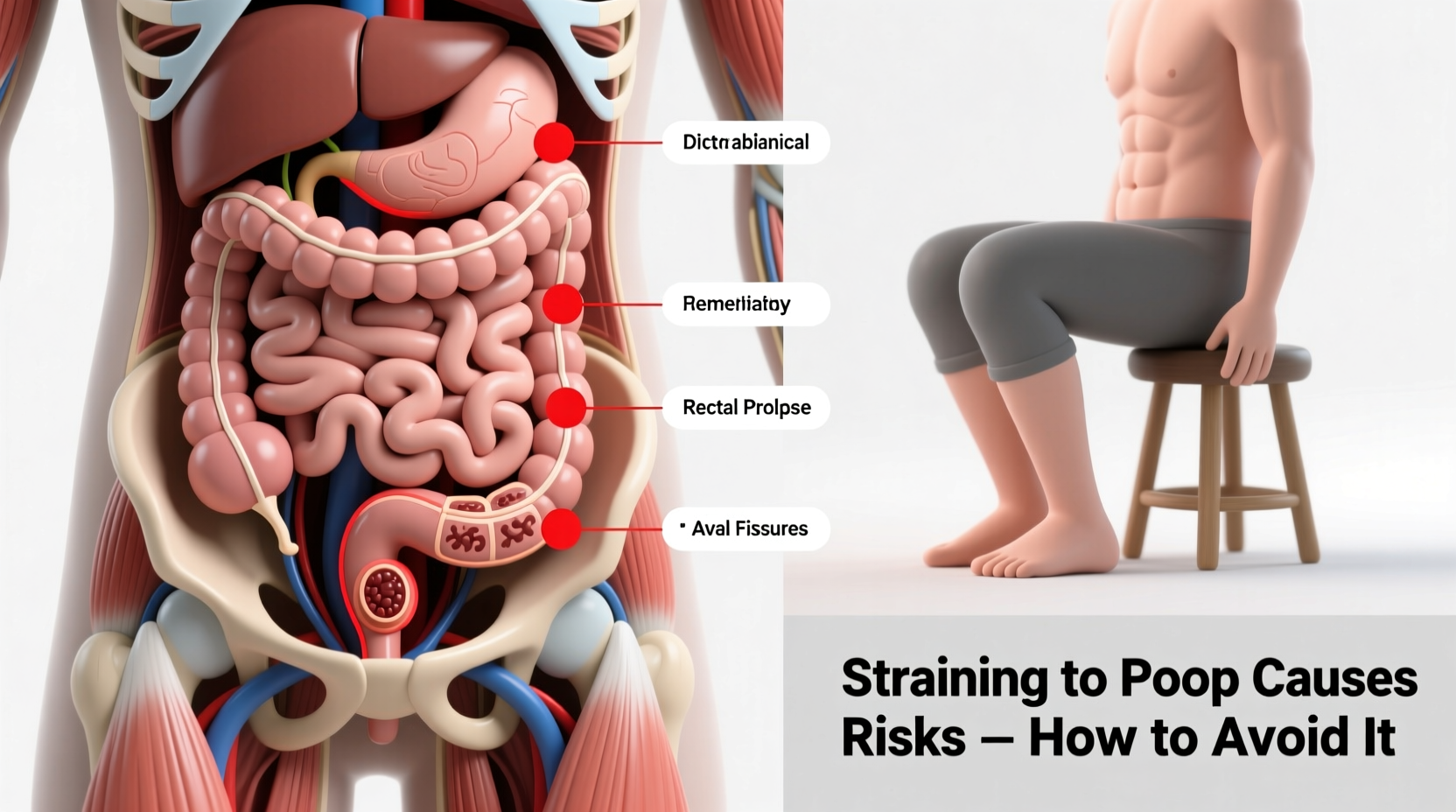 straining to poop causes risks how to avoid it