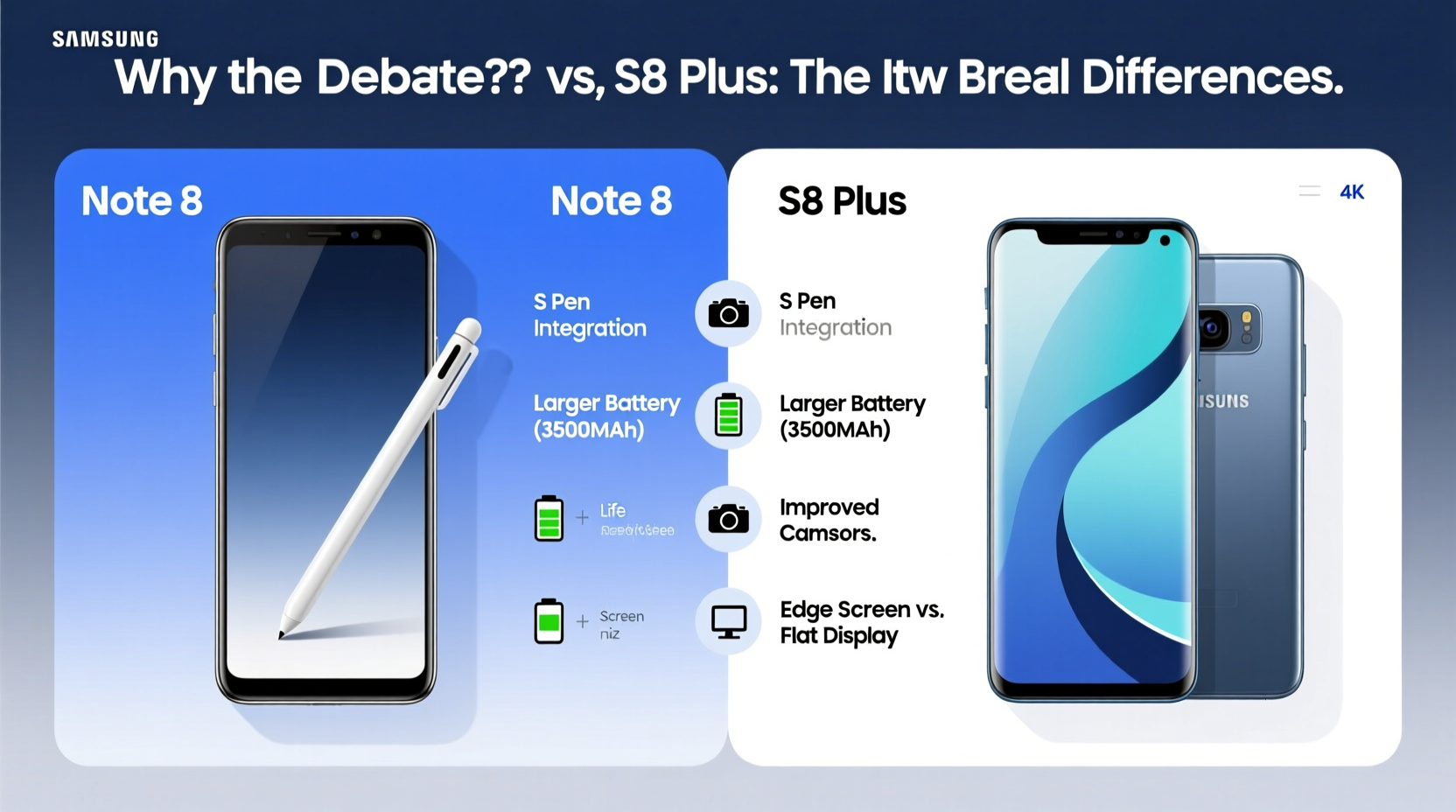 is the samsung note 8 really that much better than the s8 plus why are people still arguing about this