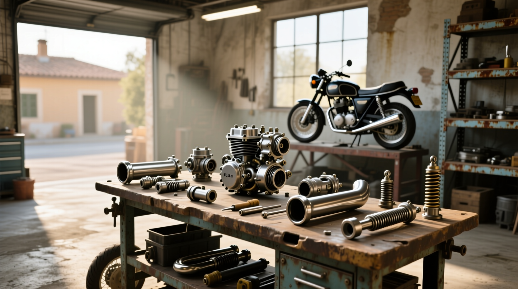 What Are the Main Parts of an Italika 150 Scooter?