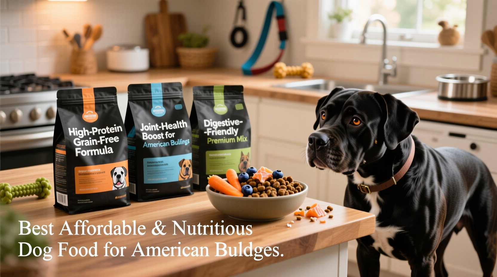 affordable and nutritious options for the best dog food for american bulldogs