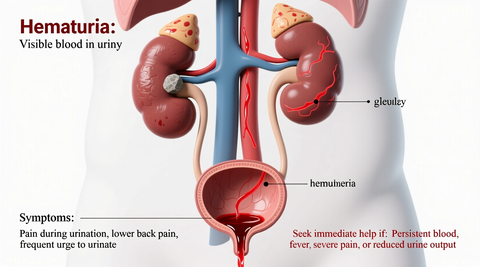 blood in urine causes symptoms and when to seek help