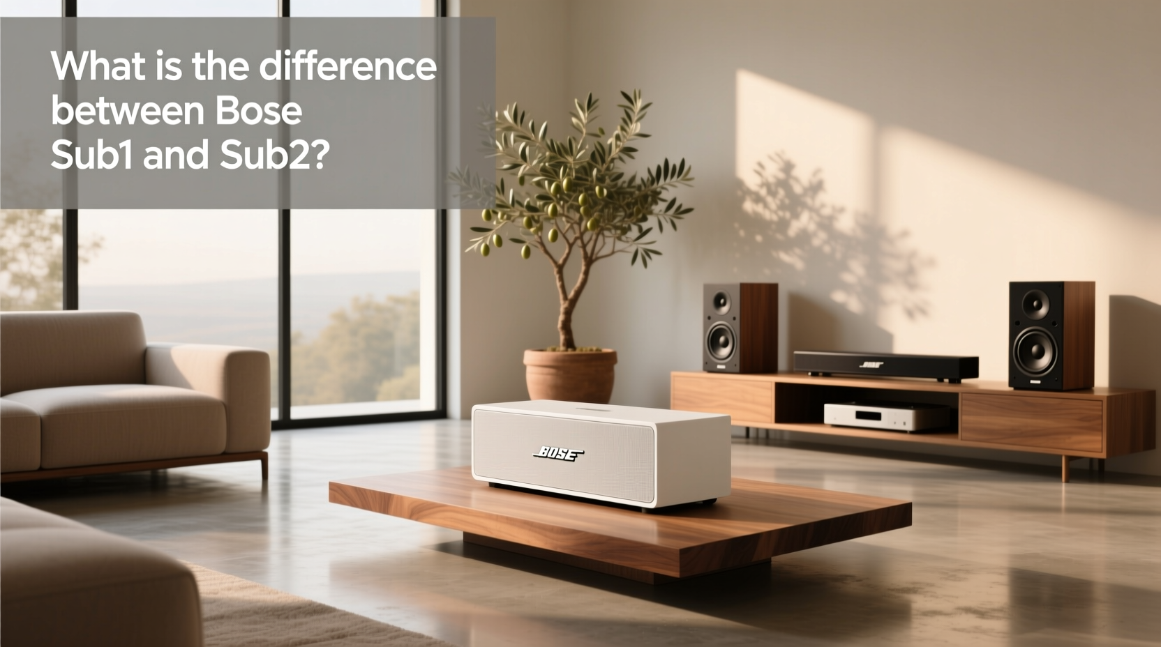 Bose Subwoofer Guide: How to Choose Between Sub1 and Sub2