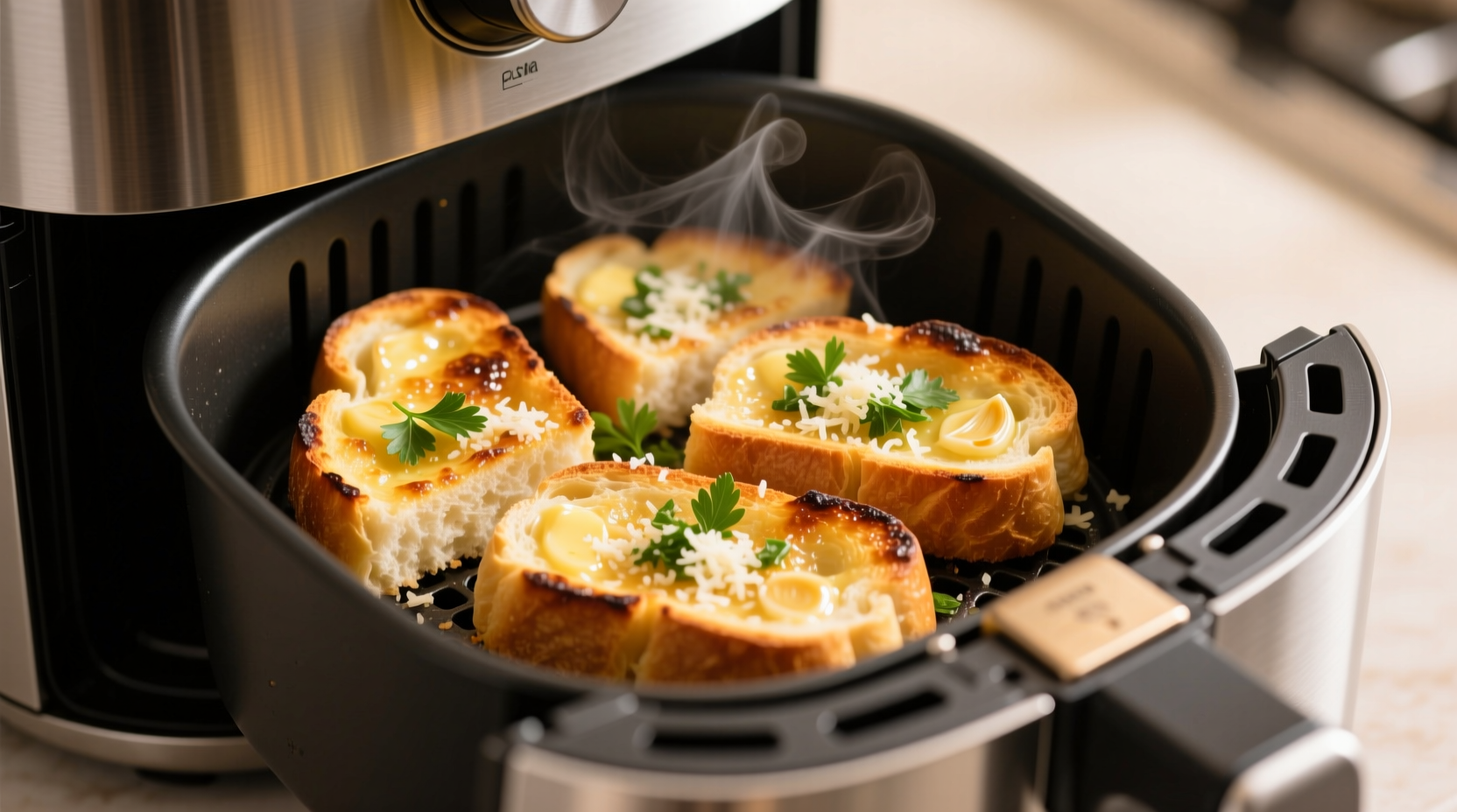 frozen garlic bread in air fryer