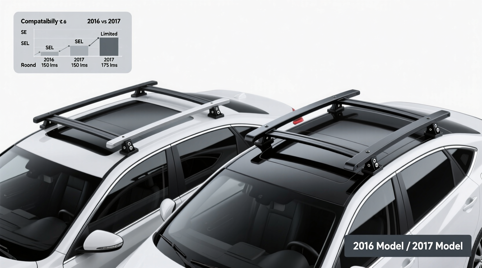 2016 vs 2017 sonata roof rack