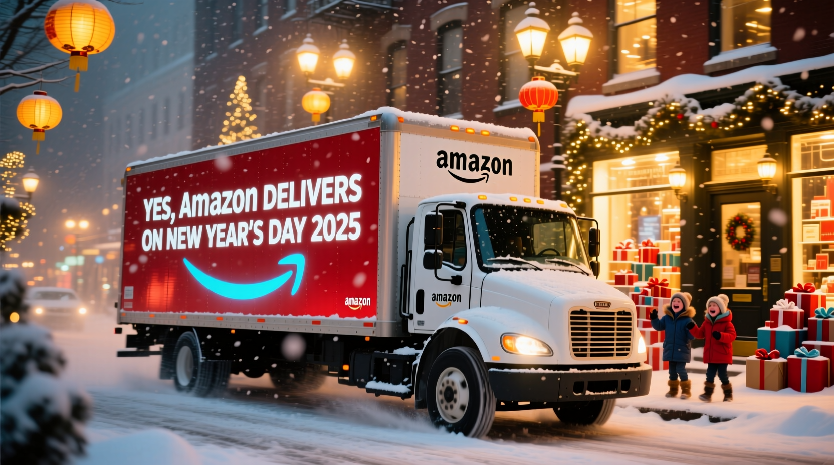 Yes Amazon Yes, Amazon Delivers on New Year's Day in 2025