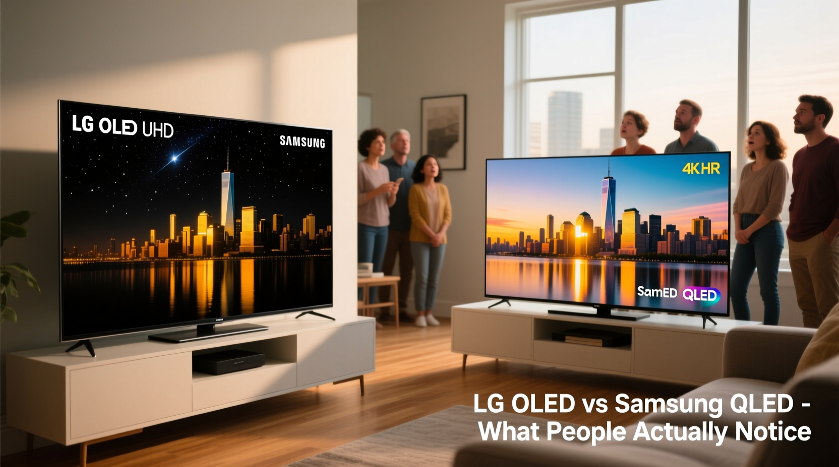 is lg uhd really that different from samsung qled what are people actually noticing