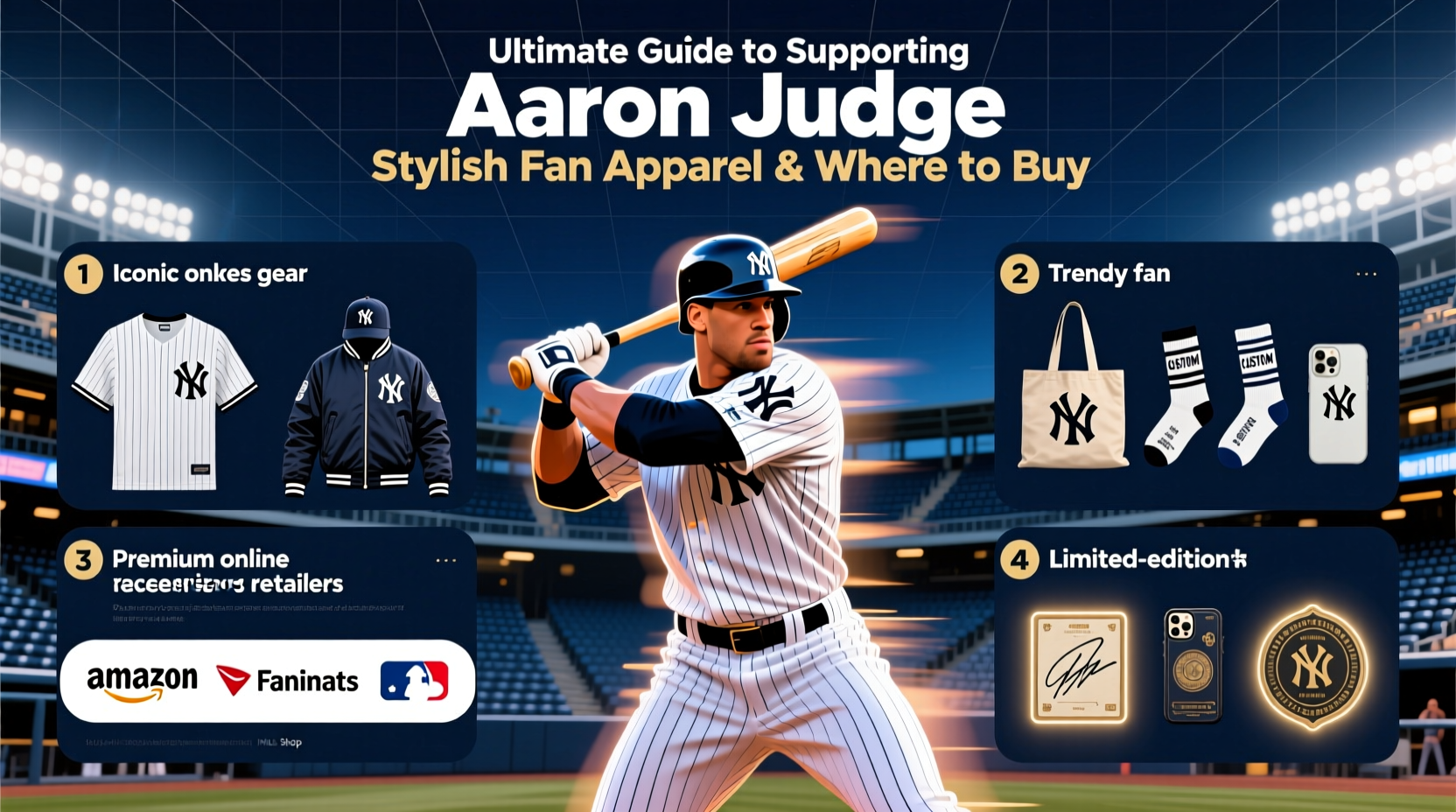 ultimate guide to supporting aaron judge with fan apparel stylish gear and where to get it